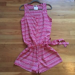 Summer Chevron Romper